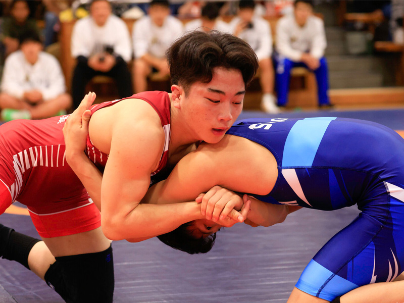 レスリング(フリースタイル/グレコローマン)の競技の様子1
