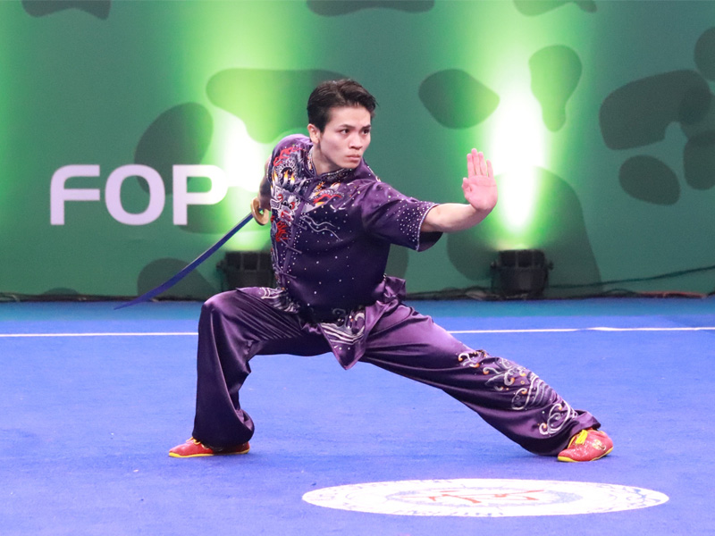 武術太極拳(套路/散打)の競技の様子1