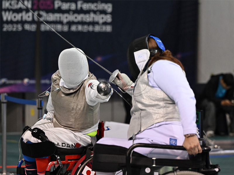 パラフェンシングの競技の様子3