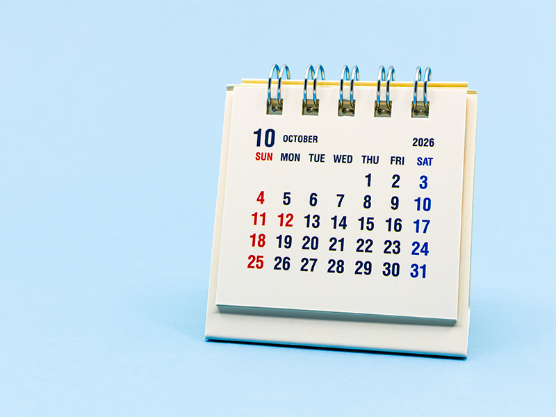 カレンダーの画像