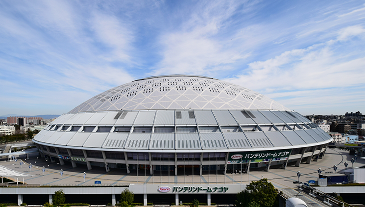 中日ドラゴンズの本拠地：バンテリンドームナゴヤの写真