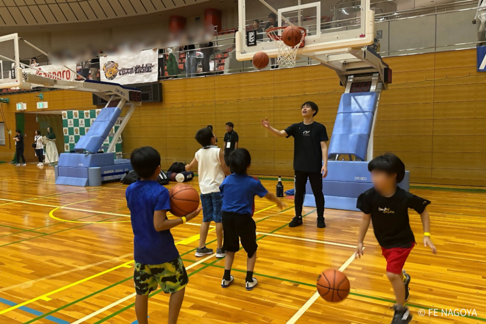 ファイティングイーグルス名古屋が参加したでらスポ☆アリーナの様子