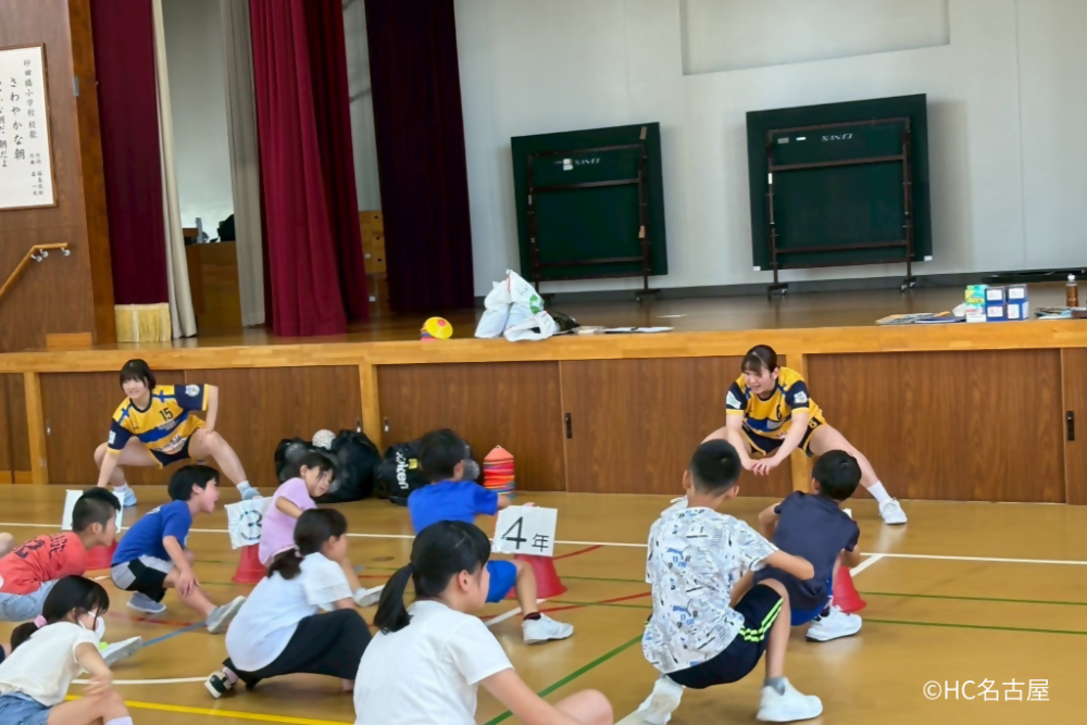 HC名古屋が開催する子供向けの教室の様子